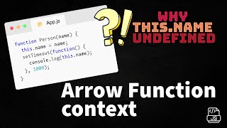 Arrow functions vs functions Which one to use when understand this in Javascript javascript [upl. by Gaither420]