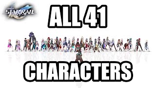 ALL 41 Characters Specialist Dance before Penacony  Honkai Star Rail Animation [upl. by Torbert]