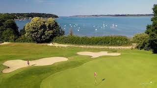 Golf De Carantec  drone aerial video  Overview short [upl. by Akenn917]