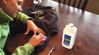 Incredible Way to Remove Dried Water Based White Emulsion Paint from Clothes [upl. by Norwood]