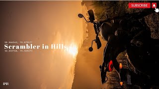 Triumph Scrambler 400X  Gwaldam Uttarakhand  DJI Action IV Cinematic Video [upl. by Dwinnell908]