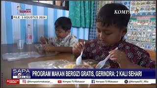 Program Makan Bergizi Gratis Gerindra  2 Kali Sehari Ekonom Indef  Akibatkan APBN Bengkak [upl. by Loma]