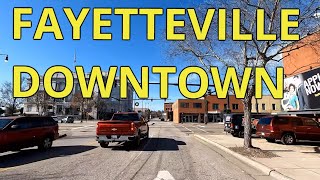 Fayetteville North Carolina  Downtown Driving Tour  4K Video 📸 2021 [upl. by Madelle]