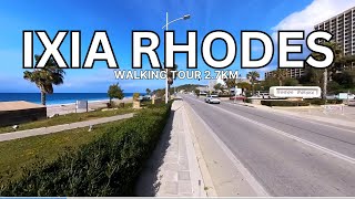 IXIA Rhodes Greece  Walking the Entire Main Road [upl. by Xila]