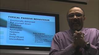 Assertiveness training seminar  recognising assertive passive and aggressive behavioiurs [upl. by Trebo182]