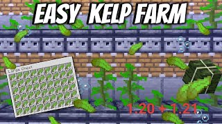 🔥Easiest automatic Kelp farm Minecraft BedrockJava 🔥minecraftTechnoGamerzOfficialYesSmartyPie [upl. by Akirret]