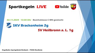 SKV Brackenheim 2g  SV Heilbronn am Leinbach 1g Bezirksklasse C MN gemischt [upl. by Neersan]