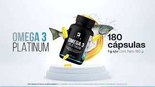 Omega 3 Platinum ¡Sin metales Pesados con ALTA CONCENTRACIÓN de Aceite de Anchoa Salvaje [upl. by Blen]