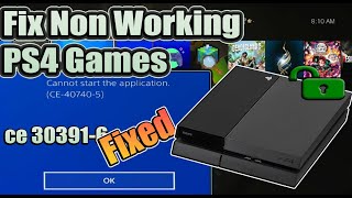 How to Fix nonworking PS4 Games  FPKG  Physical  Digital [upl. by Eelyrehc941]