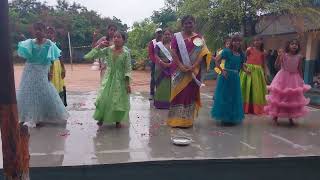 farewell dance performance by UPS Nandigama students [upl. by Kobi962]