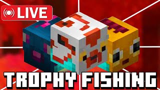 trophy fishing stream amp Profile reviews  HYPIXEL SKYBLOCK [upl. by Radnaxela89]