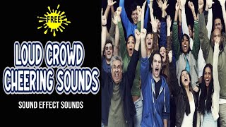 The Best Crowd Applause Sound Effect  Loud Crowd Cheering Sounds [upl. by Sophia]