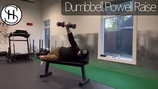 Dumbbell Powell Raise [upl. by Baptista]