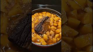 Love roast and potatoes such a comfort food food recipe delicious easyrecipe meatandpotatoes [upl. by Lezley]