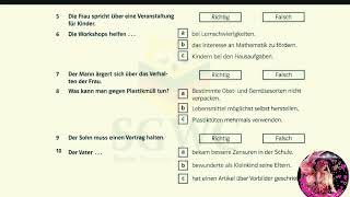 Goethe Zertifikat B2 Hören 2023 Prüfung Test [upl. by Burn]