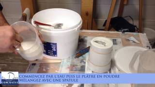 Comment faire  Moulage dun objet en alginate  tirage en plâtre synthétique [upl. by Mortimer996]