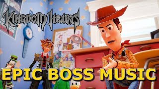 Kingdom Hearts 3  Toy Story Boss Music FanmadeLights Triumph Ver 2 [upl. by Nyltac]