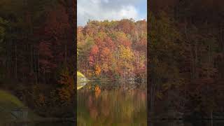 Fall Red River Gorge  Lake Reflections adventure rockclimbing redrivergorge fun outdoors [upl. by Nazler]