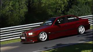 e36 sedan 2 ks nordschleife reverse 2024 11 28 [upl. by Enomed]