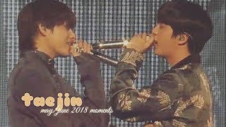 taejin moments mayjune 2018  taejinvjin 🌻 [upl. by Lowenstein]