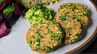 Tortitas de amaranto con verduras  Fáciles y nutritivas 🌱 [upl. by Beauvais]