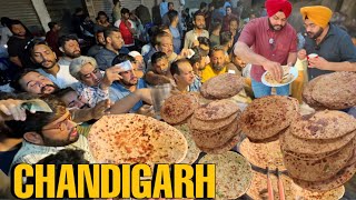 Chandigarh Street Food Tour with mrpettoosingh  Badlu Pranthe  Punjabi Desi Dhaba [upl. by Kere]