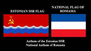 FICTIONALFM Anthem of the Estonian SSR and the National Anthem of Romasia [upl. by Marmion]