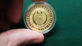 100€ Münze in Gold  Einführung des Euro 2002 [upl. by Assenna984]