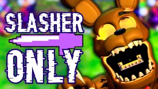 Can you beat FNaF World ONLY using SLASHER [upl. by Ggerc]