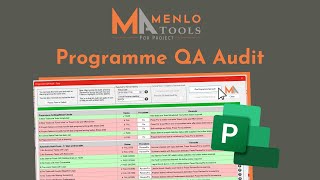 MS Project Programme QA Audit Tool [upl. by Atem]