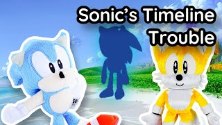 Sonic Plush Short Sonic’s Time Trouble [upl. by Nnahgaem]