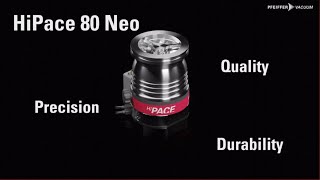 HiPace® 80 Neo  the brand new turbopump in 3D  by Pfeiffer Vacuum [upl. by Amerigo]