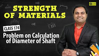 Problem on Calculation of Diameter of Shaft  Torsion  Strength of Materials [upl. by Atwekk]