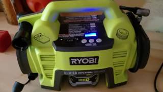 RYOBI P731 INFLATORDEFLATOR REVIEW [upl. by Hinckley]