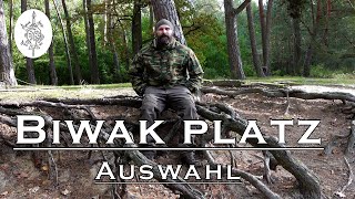 Wo schlage ich meinen Lagerplatz beim Bushcraft Survival Camping auf Meide 3 Dinge Suche 2 Dinge [upl. by Oric]