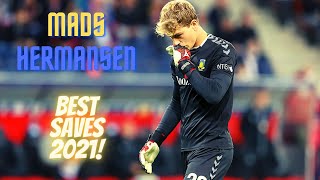 Mads Hermansen  Best Saves For Brøndby IF  Future Of Danish Goalkeeping  2021  HD [upl. by Nirtiak43]