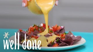 How To Make Cheddar Cheese Sauce  Recipes  Well Done [upl. by Harald]