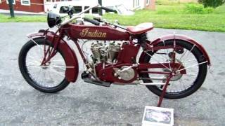 1920 Indian Powerplus motorcycle restoration [upl. by Aniuqal]