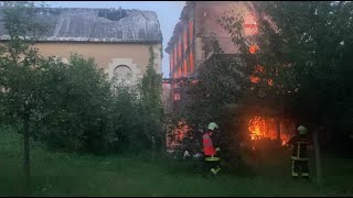 Châtellerault  le moulin du Bien Nourri détruit par un incendie [upl. by Shoemaker]