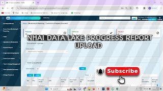 data lake upload monthly progress report viral nhai video [upl. by Agnese]