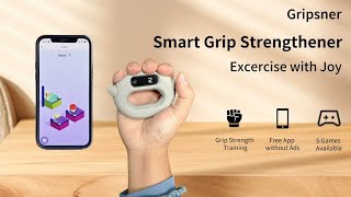 Gripsner Smart Hand Grip Strengthener for Exercise and Fun [upl. by Kiryt]