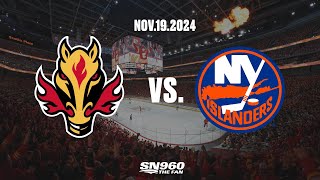 HIGHLIGHTS  Flames vs Islanders  111924 [upl. by Asirrak407]