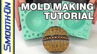 How To Make a 2 Piece Silicone Rubber Mold  Mold Making Tutorial [upl. by Nahej556]