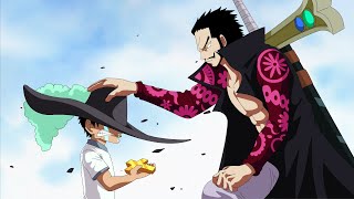 Luffy é treinado por Mihawk para ser o maior espadachim do mundo em One Piece [upl. by Deb]