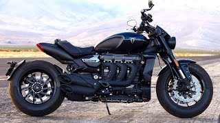 New 2024 Triumph Rocket 3 Storm  Best Performance Cruiser Motorcycle [upl. by Naelopan]