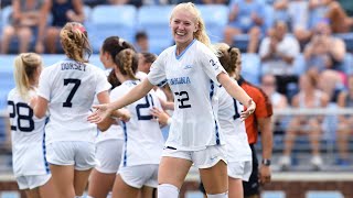 UNC Womens Soccer Tar Heels Stay Unbeaten at Duke Win 30 [upl. by Yltsew235]