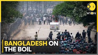 Bangladesh protests What we know so far  Latest News  Bangladesh News  WION [upl. by Llenrev]