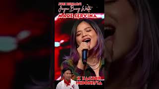 JURI BEREAKSI  MADE SERVIRA MENYANYI JANGAN BUANG WAKTU xfactorindonesia [upl. by Ymerej]