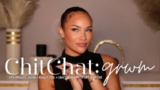 Chit chat grwm  life update whats tea  self doubt  uncertainty in life amp more Allyiahsface vlog [upl. by Yenttihw]