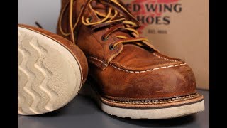 SIZING amp BREAK IN  RED WING quot1907quot Moc Toe Boots [upl. by Correy746]